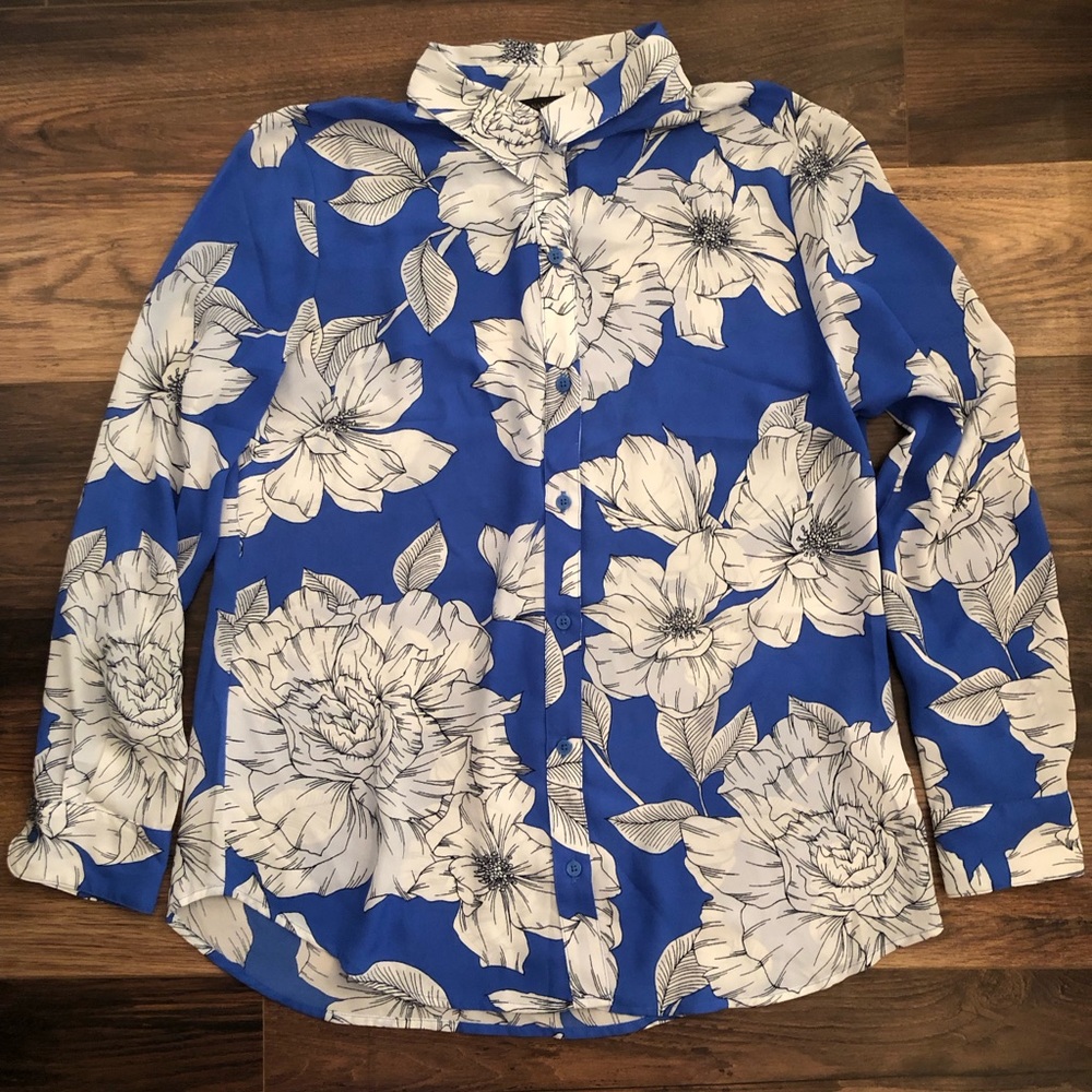 Banana Republic blouse, floral, S